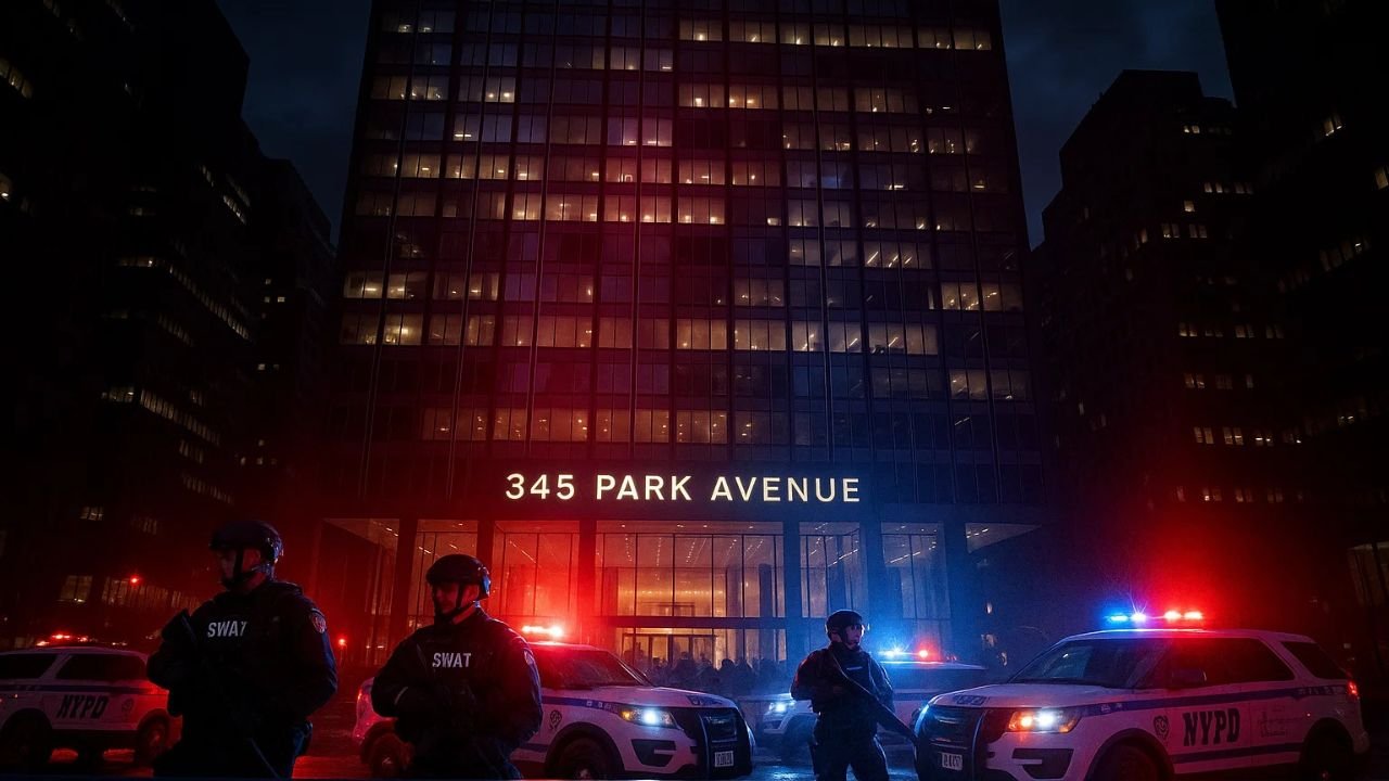 345 Park Avenue Shooting Image