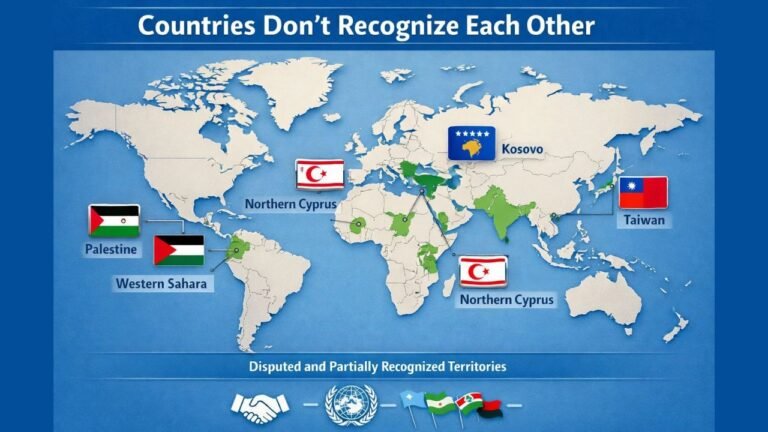 Countries Don't Recognize Each Other