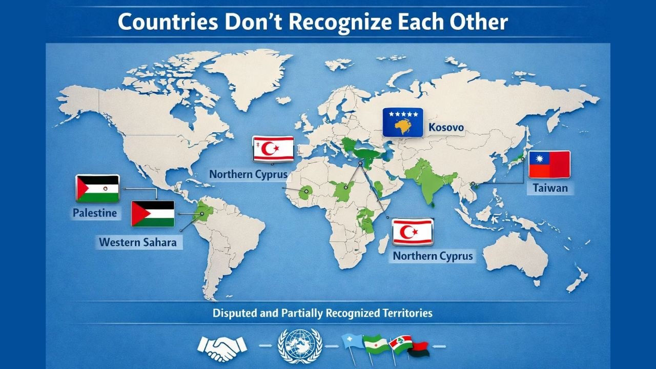 Countries Don't Recognize Each Other